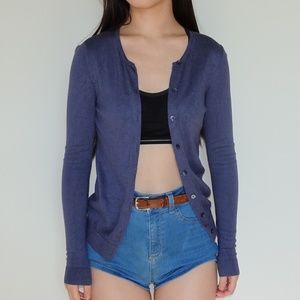 Ann Taylor SILK/CASHMERE Cardigan With Buttons